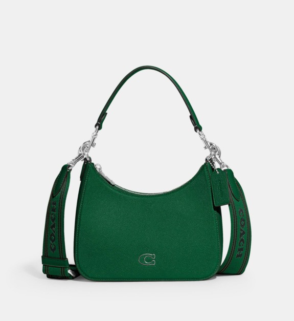 coach - Sac besace hobo signature - Vert