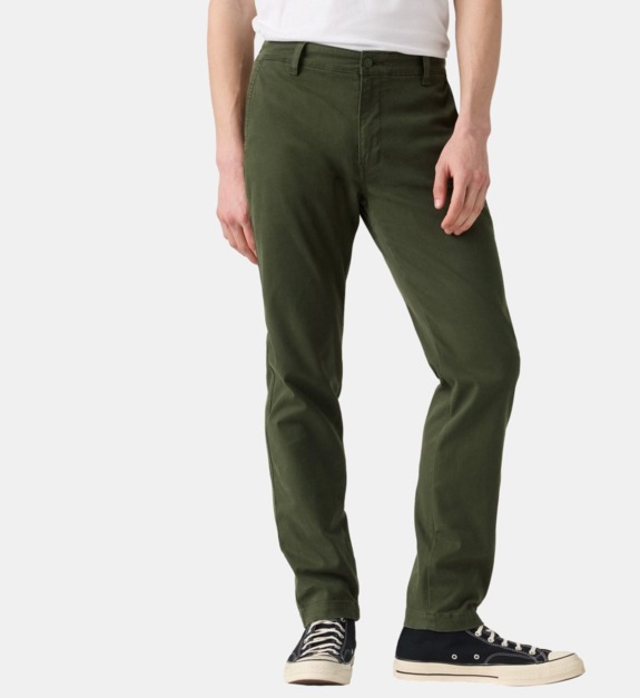 Pantalon chino droit en coton - vue 2