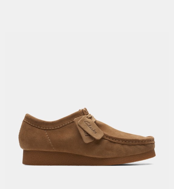 clarks - Derbies Wallabee en cuir - Beige