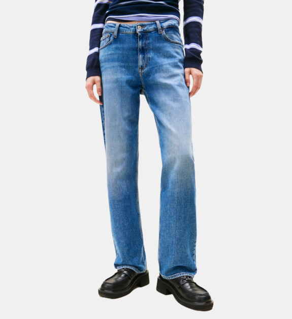 tommy jeans - Jean droit denim - Bleu