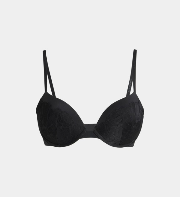 Soutien gorge push up à dentelle florale