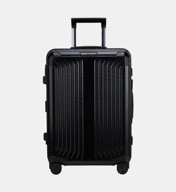 samsonite - Valise rigide cabine Lite Box 4R 55 cm Samsonite x BOSS - Noir