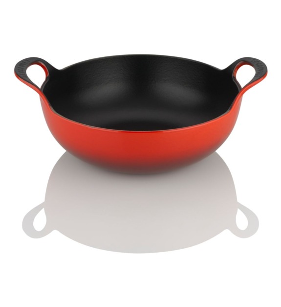 le creuset - Plat à four Balti fonte émaillé cerise Ø24 cm 2,7 L - Rouge