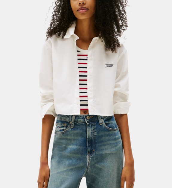 Chemise Tommy Hilfiger TJW REG CROP STRIPE DW0DW21400 EU