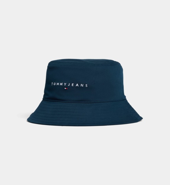 tommy jeans - Bob Linear en coton bio - Bleu