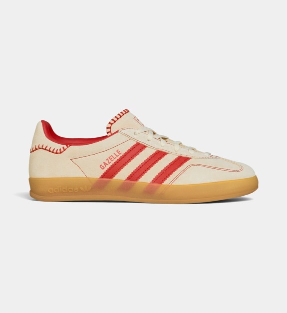 adidas originals - Baskets basses Gazelle Indoor en suède - Beige