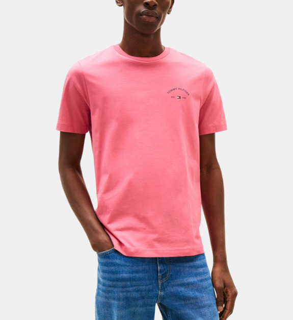 T shirt droit coton logo fantaisie dos - vue 3