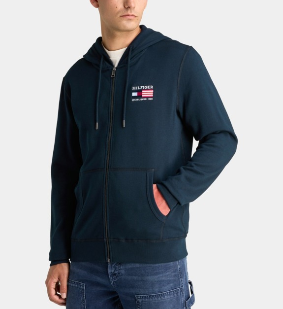 Vêtements Tommy Hilfiger AMERICANA ZIP THROUG MW0MW39691DW5 pour Accessoires - vue 3