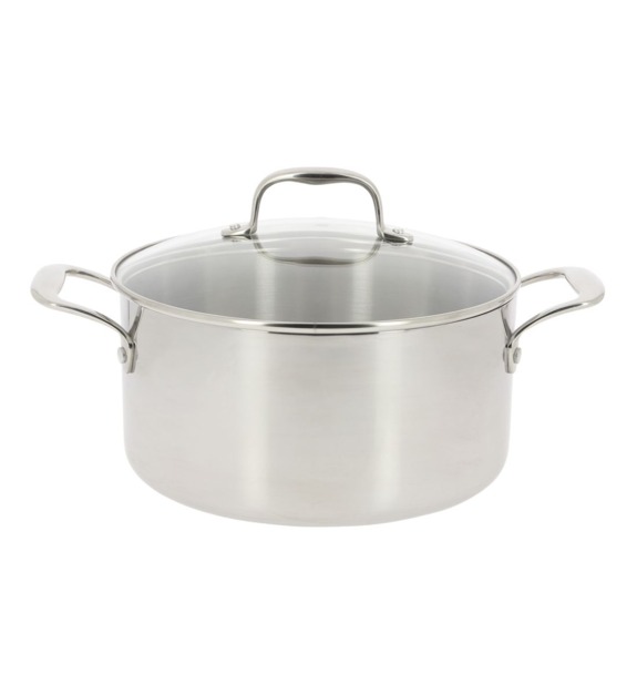 Faitout Rapsody en inox avec couvercle Ø 24 cm