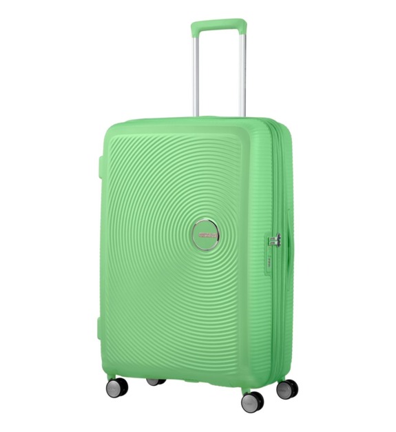 american tourister - Valise rigide extensible Soundbox 4R 77 cm - Bleu