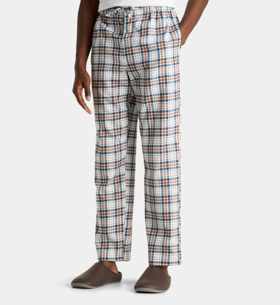 galeries lafayette - Pantalon de pyjama Zonto carreaux droit en coton - Multicolore
