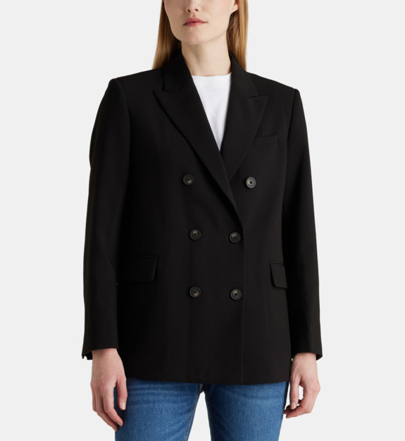 galeries lafayette - Veste de costume Axel double boutonnage - Noir