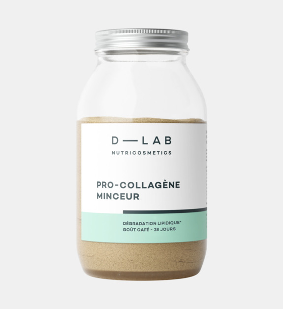 d-lab nutricosmetics - Pro-Collagène - Poudre Minceur Café Silhouette & Fermeté -