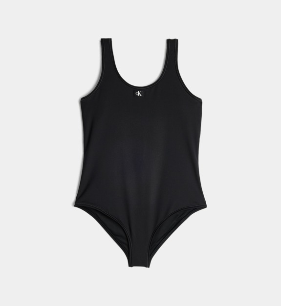 calvin klein - Maillot de bain une pièce signature - Noir