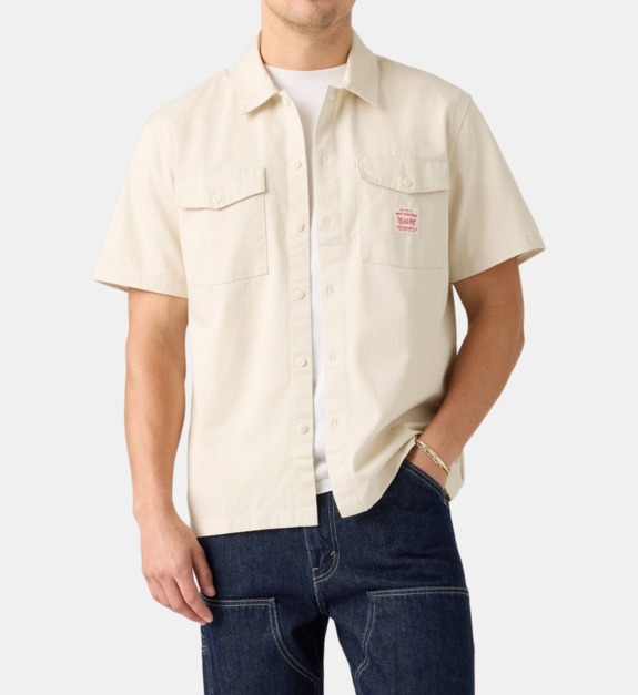 Chemisette ample Worker en coton