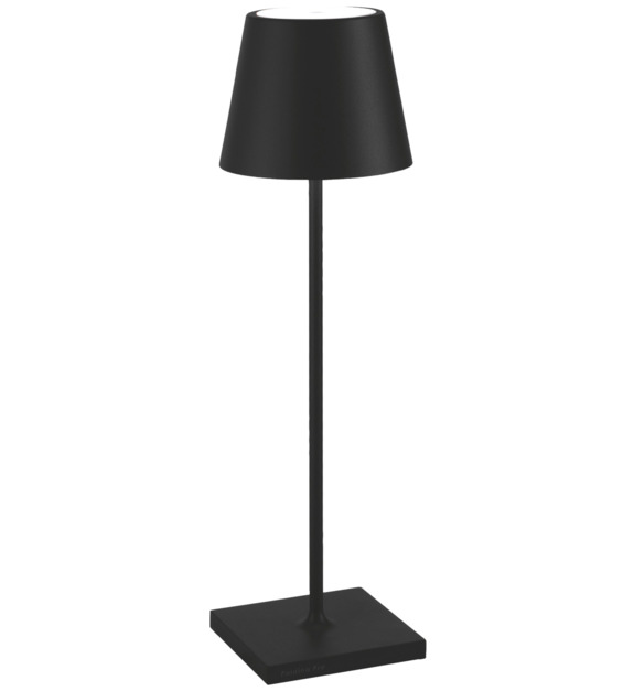 Poldina - Lampe de table nomade Pro Noir