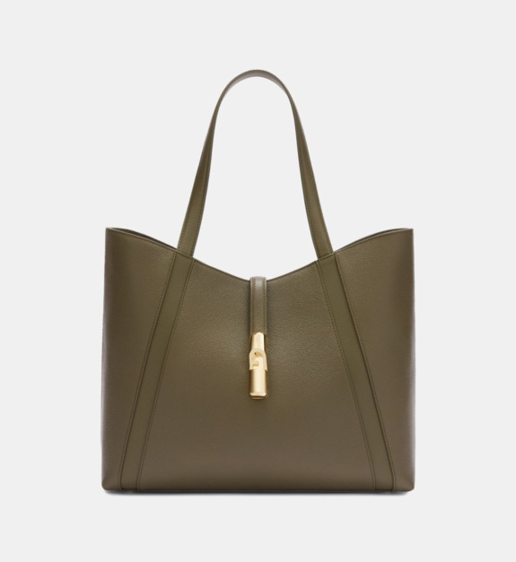 furla - Sac à main hobo Goccia L en cuir - Vert