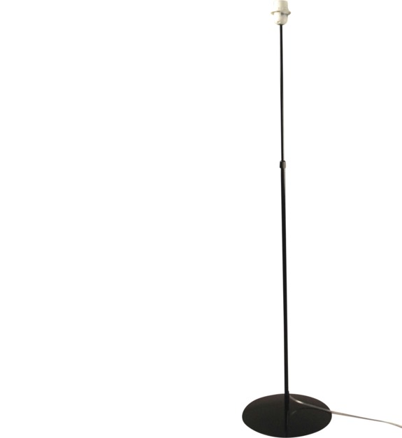 Pied lampadaire réglable Storels noir 155 x Ø28 cm
