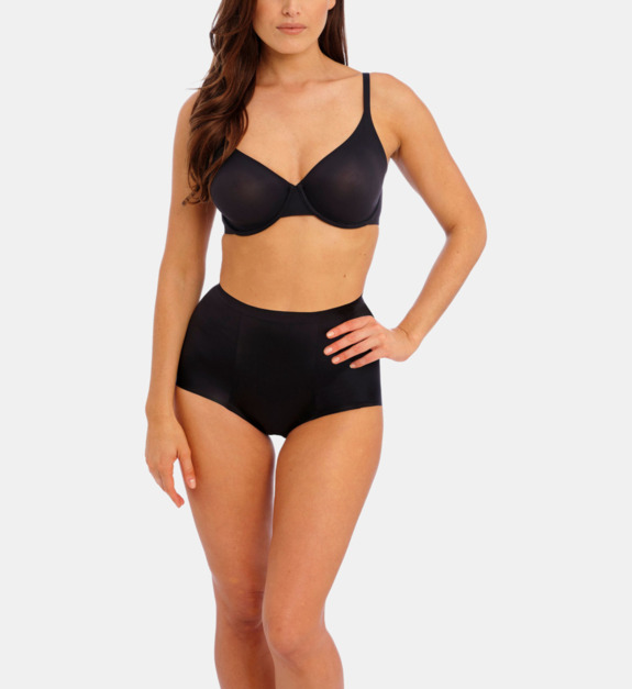 wacoal - Slip gaine sculptant Ines Secret taille haute - Noir