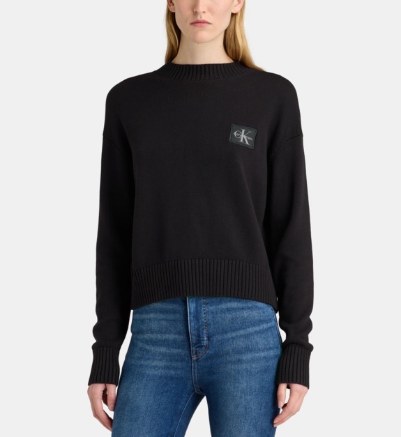 Pull Calvin Klein Jeans CK EMBRO BADGE SWEAT LV047D351G EU - vue 2