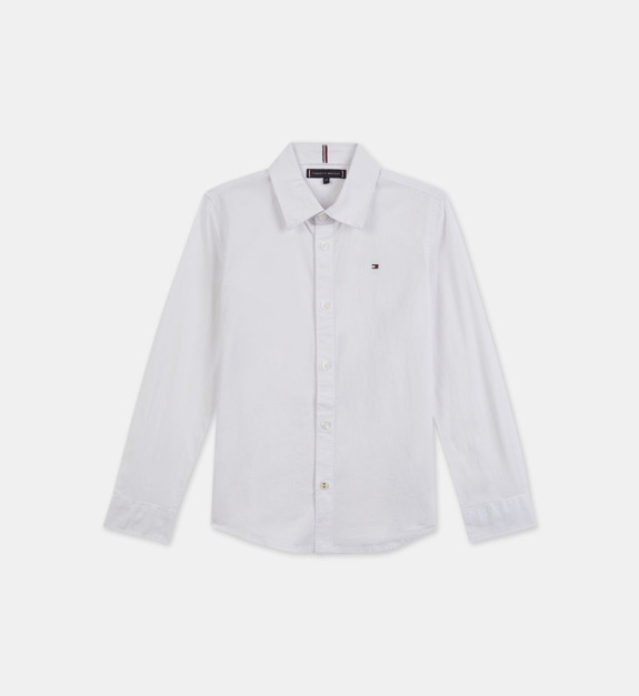 Chemise enfant Tommy Hilfiger SOLID STRETCH POPLIN SHIRT /