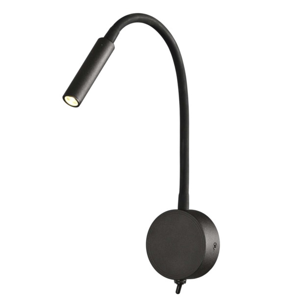 Applique flexible LED Boavista noir mat 3W