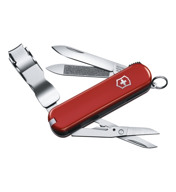 victorinox - NAILCLIP - Couteau à manicure 8 fonctions - Rouge