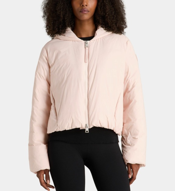 Blouson Elba court matelassé à capuche - vue 4