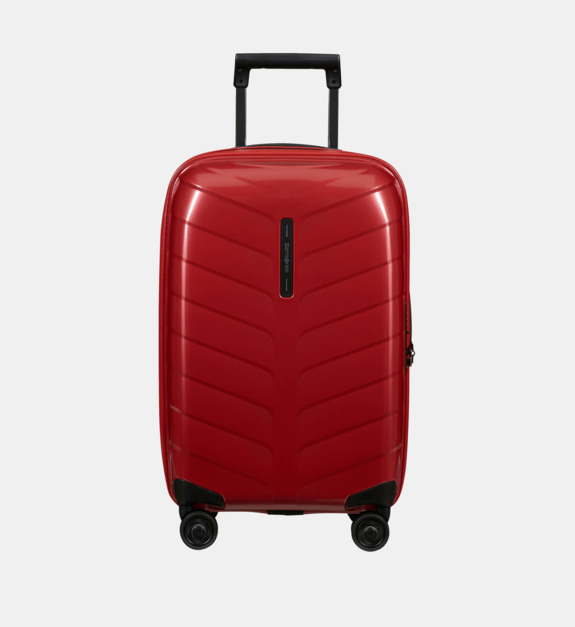 samsonite - Valise rigide cabine extensible Attrix 4R 55 cm - Rouge