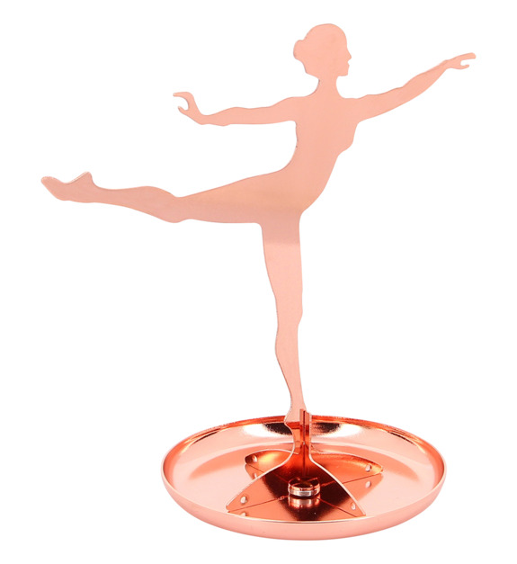 kikkerland - Porte-bijou Ballerine - Cuivré