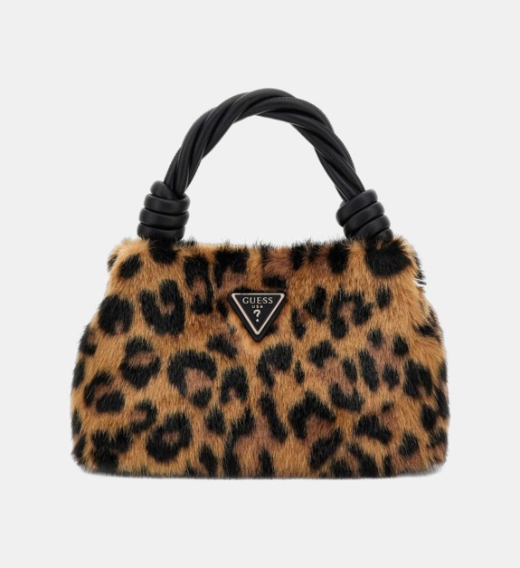 Sac à main Shaida peluche léopard - vue 3