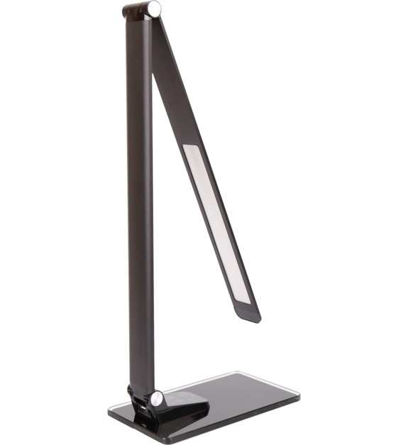 Lampe bureau Starglass noir 12W H40,5 cm