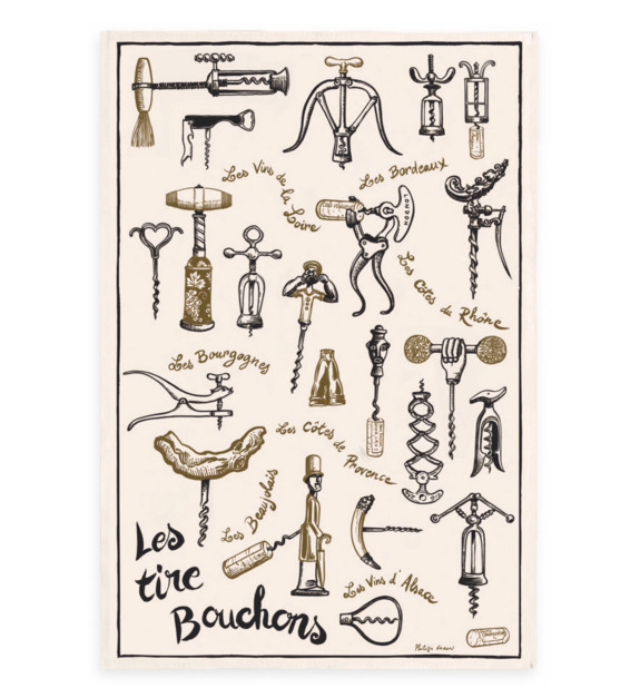 winkler - Torchon - Les tire-bouchons - Beige