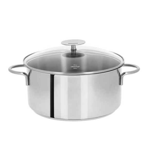 cristel - Faitout Mutine fixe 26 cm + couvercle - Coloris unique