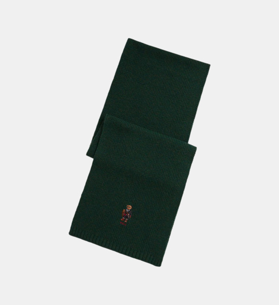 Echarpe en maille laine mélangée signature