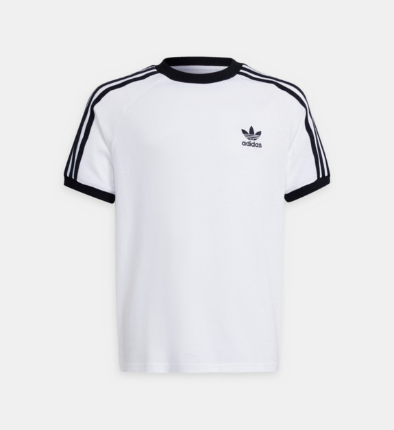 T shirt droit bandes signature