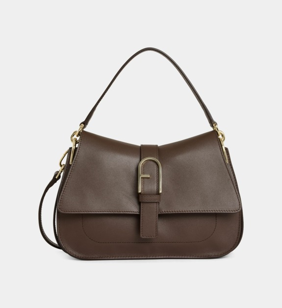 furla - Sac à main Flow en cuir - Marron