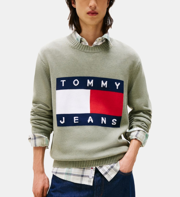 Pull droit drapeau signature - vue 5