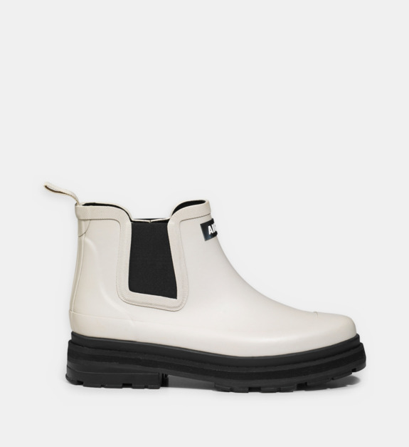 aigle - Bottines de pluie Soft caoutchouc - Beige