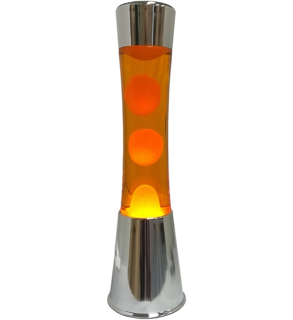 Lampe à lave Tower - 40 cm - Orange