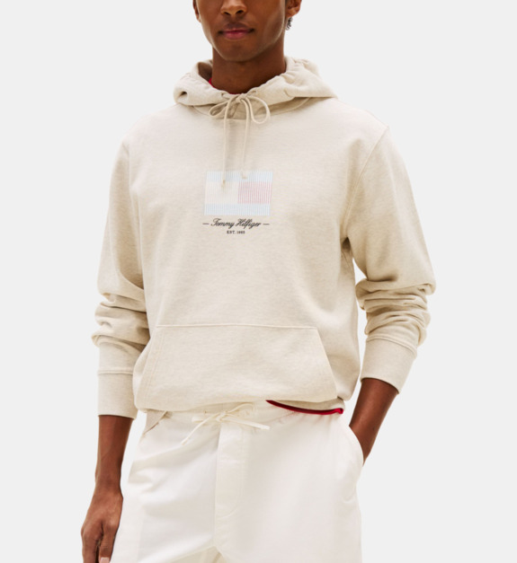 Hoodie droit Ithaca en coton - vue 2