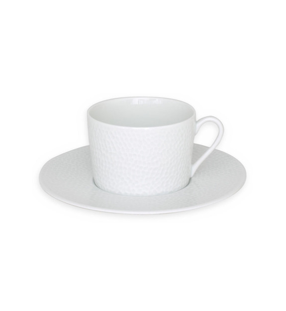 table passion - Tasse à thé et soucoupe - Louna - Blanc