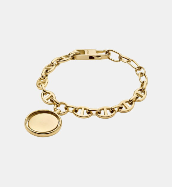 Bracelets Fossil Bracelet homme Heritage D Link cuir Unique - vue 8