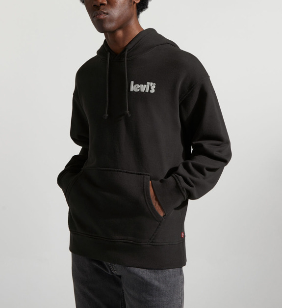 Hoodie droit coton signature