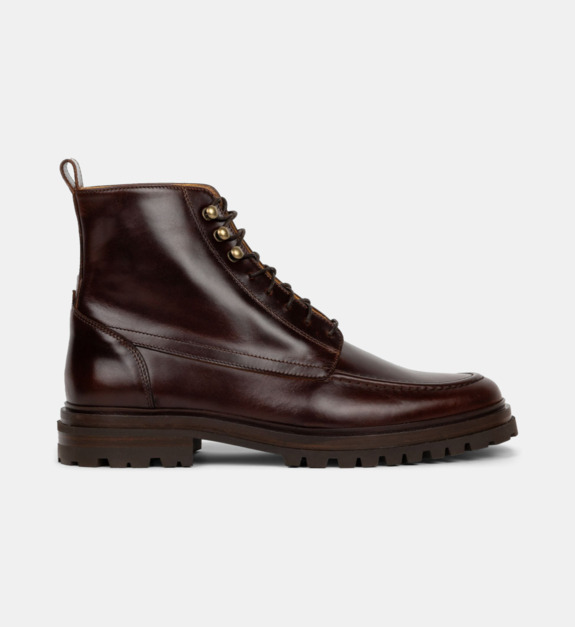 bobbies - Bottines Ignacio en cuir - Marron