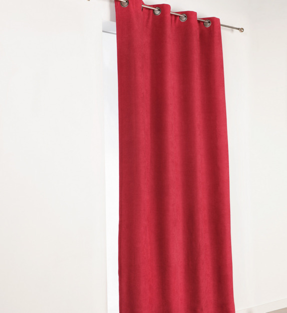 linder - Alaska - Rideau - Alaska - isolant et obscurcissant à oeillets - Rouge