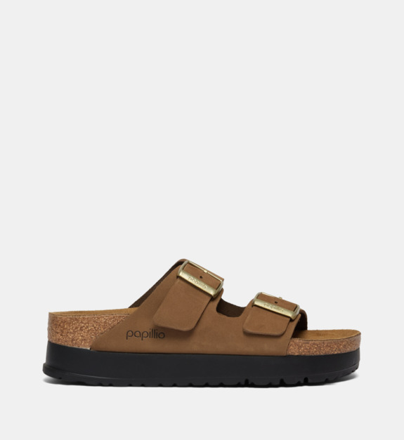 Mules plateformes étroites Arizona PAP Flex en nubuck