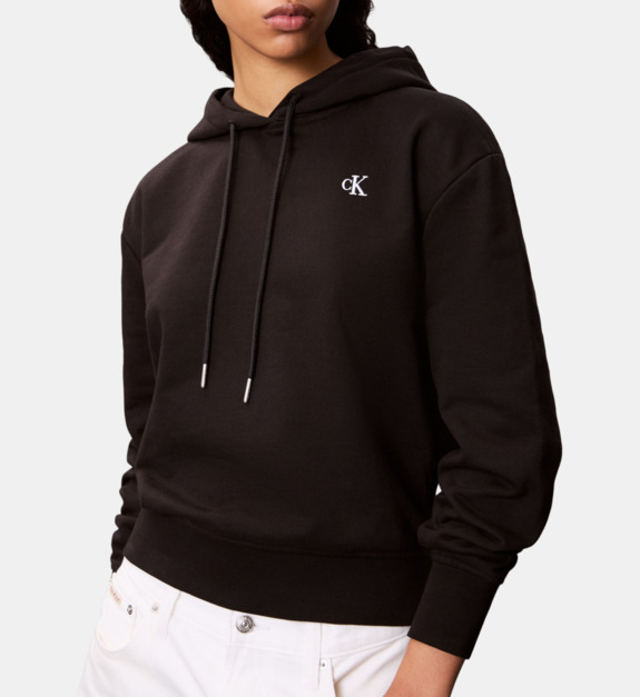 Calvin Klein Sweat à Capuche Femme Monogram Terry avec Logo Heroic HTR
