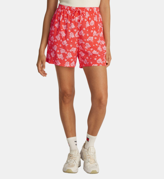 tommy jeans - Short fluide à motif - Blanc