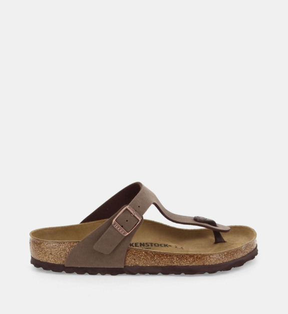 birkenstock - Sandales Gizeh BS Birko-Flor Birkibu - Marron